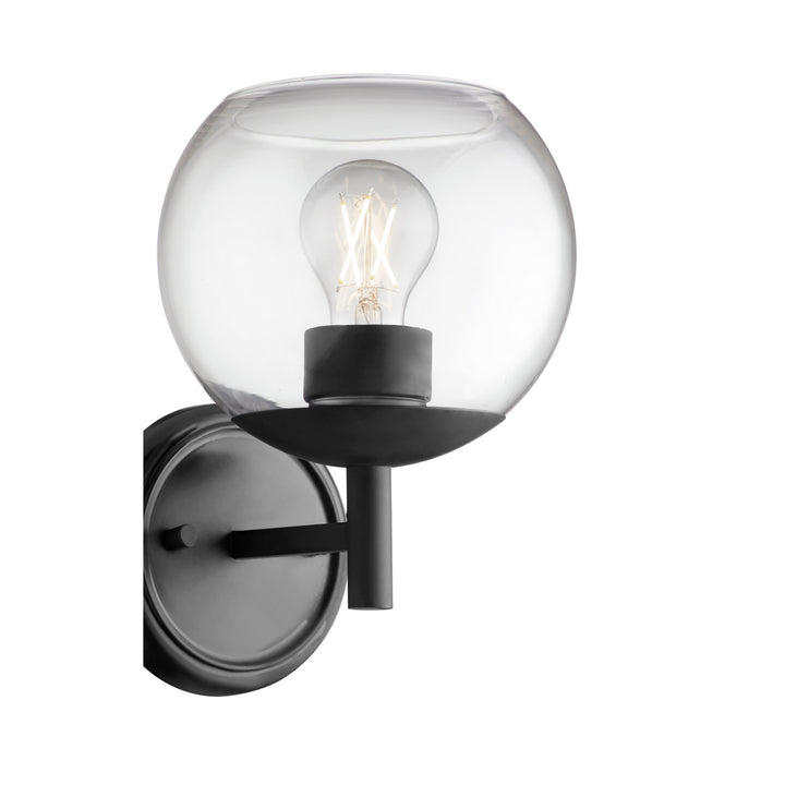 Quorum Lyon 578-1-59 Wall Sconce Light - Matte Black
