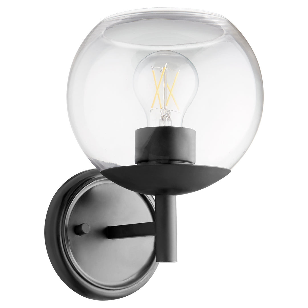 Quorum Lyon 578-1-59 Wall Sconce Light - Matte Black