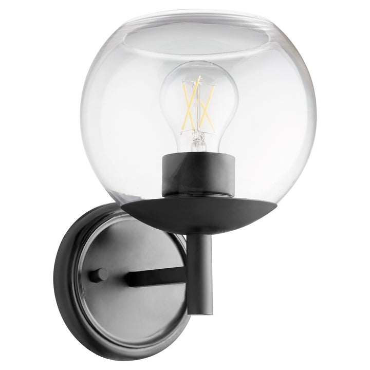 Quorum Lyon 578-1-59 Wall Sconce Light - Matte Black