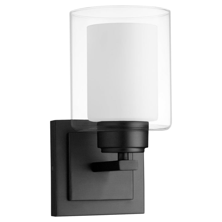 Quorum 582 Vanities 582-1-59 Wall Sconce Light - Matte Black