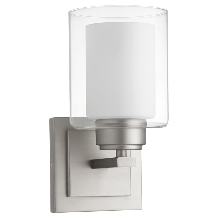 Quorum 582 Vanities 582-1-65 Wall Sconce Light - Satin Nickel