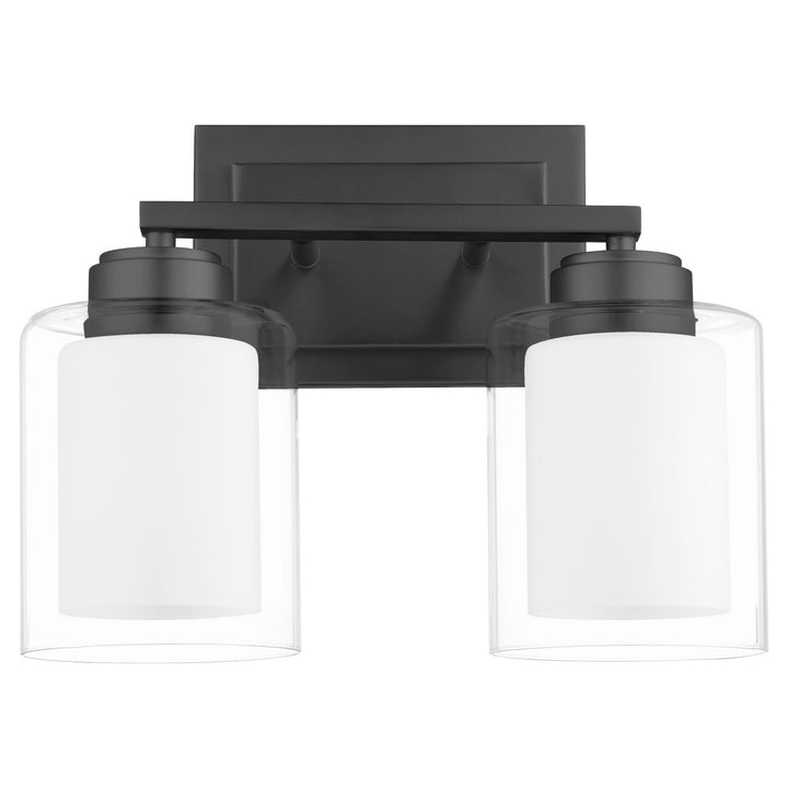 Quorum 582 Vanities 582-2-59 Bath Vanity Light 14 in. wide - Matte Black