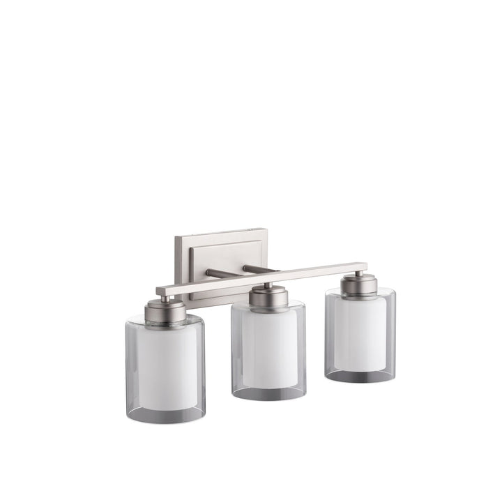 Quorum 582 Vanities 582-3-65 Bath Vanity Light 22 in. wide - Satin Nickel