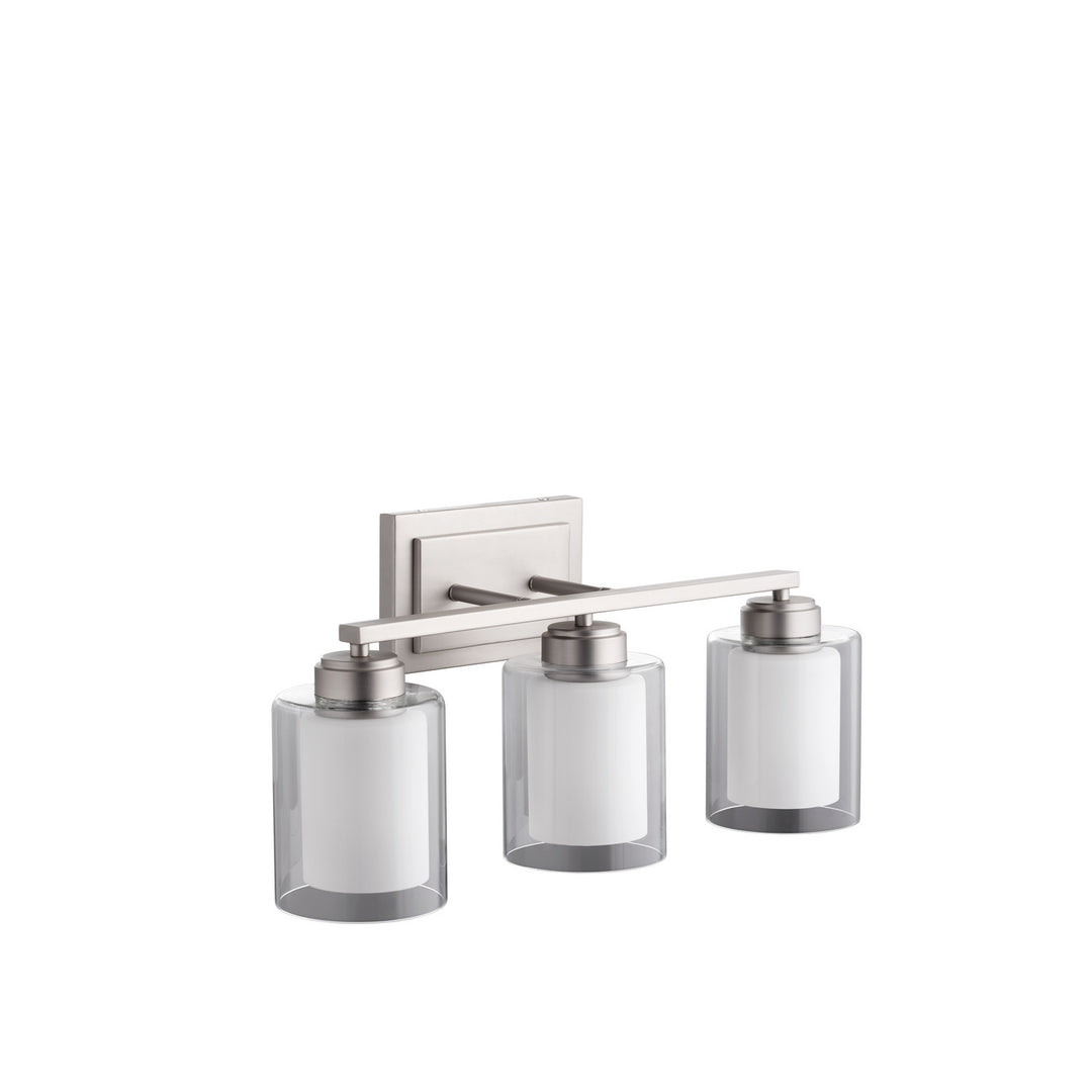 Quorum 582 Vanities 582-3-65 Bath Vanity Light 22 in. wide - Satin Nickel