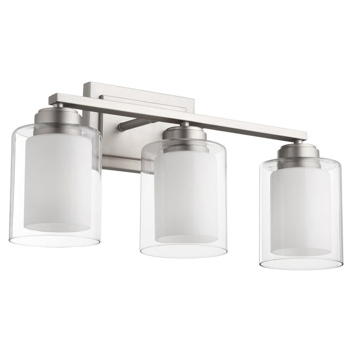 Quorum 582 Vanities 582-3-65 Bath Vanity Light 22 in. wide - Satin Nickel