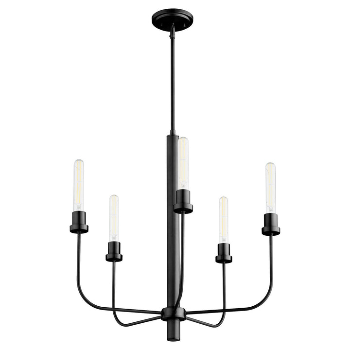 Quorum Sheridan 612-5-59 Chandelier Light - Matte Black