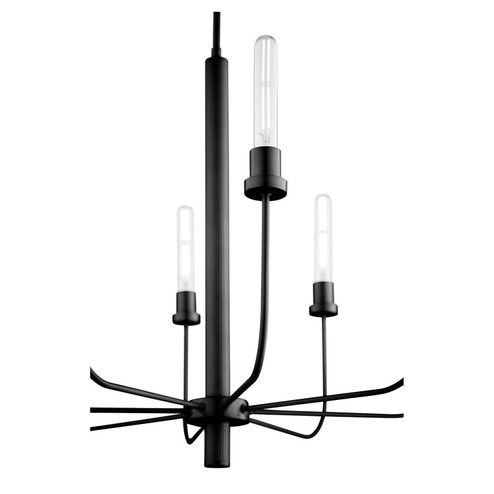 Quorum Sheridan 612-8-59 Chandelier Light - Matte Black
