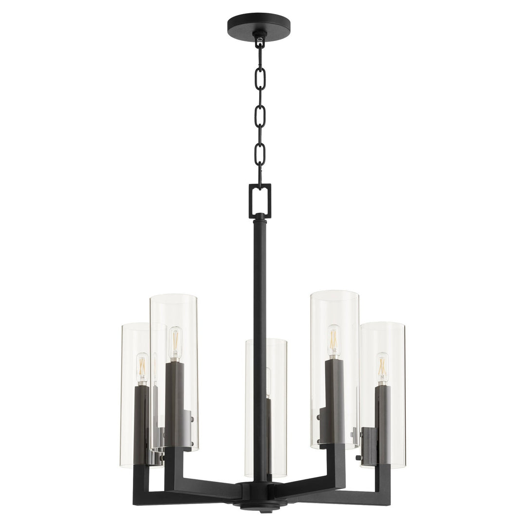 Quorum Harbin 6277-5-69 Chandelier Light - Textured Black