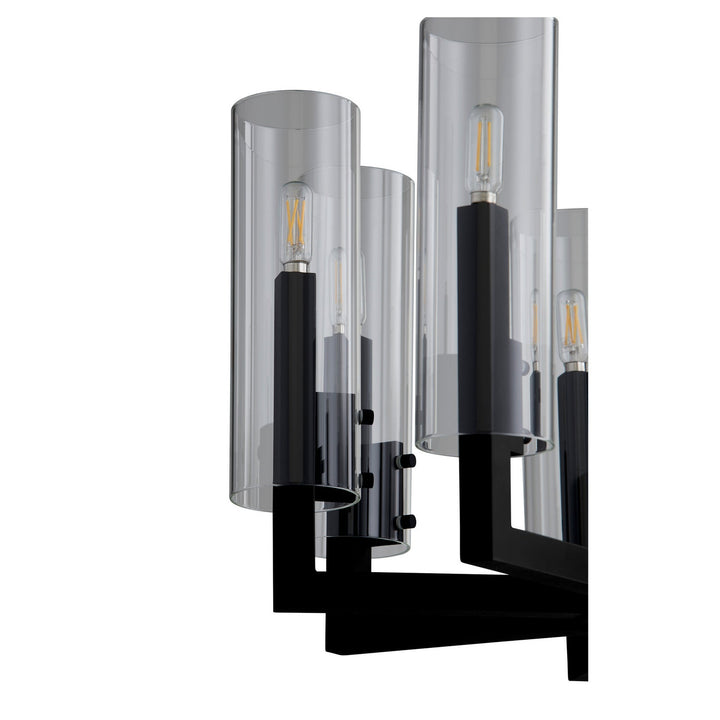 Quorum Harbin 6277-8-69 Chandelier Light - Textured Black