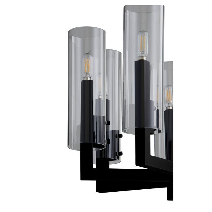 Quorum Harbin 6277-8-69 Chandelier Light - Textured Black