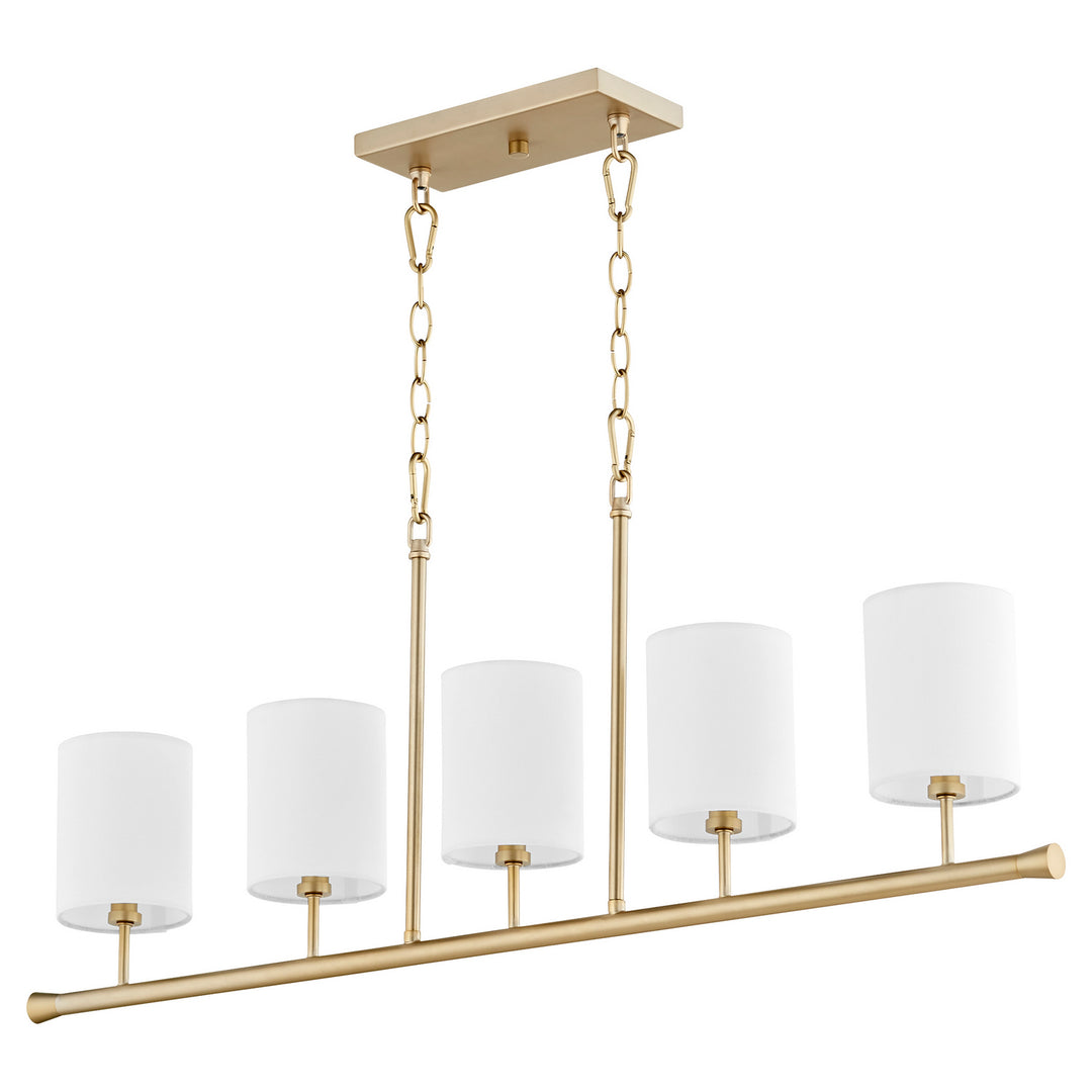 Quorum Harmony 647-5-80 Pendant Light - Aged Brass