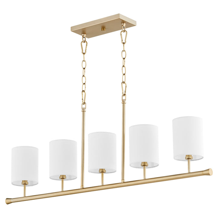 Quorum Harmony 647-5-80 Pendant Light - Aged Brass