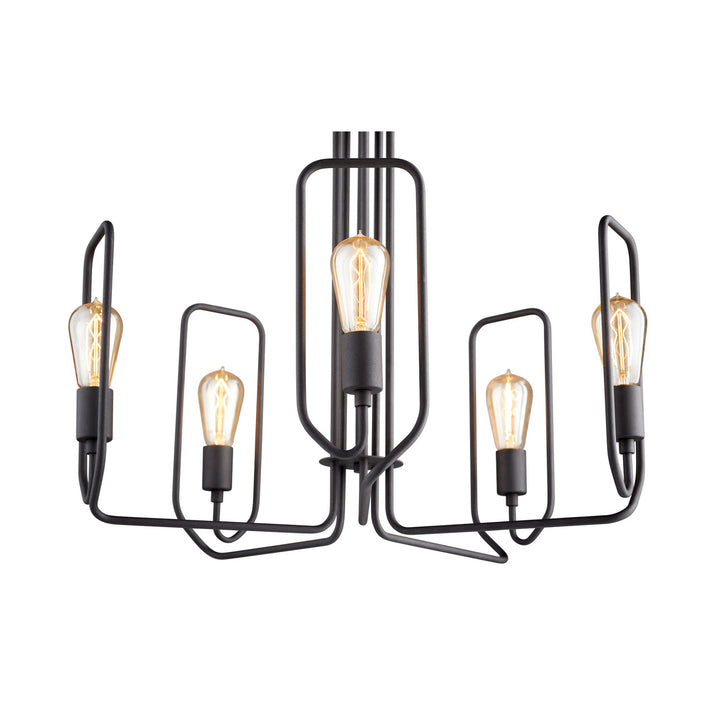 Quorum Howe 650-5-69 Chandelier Light - Textured Black