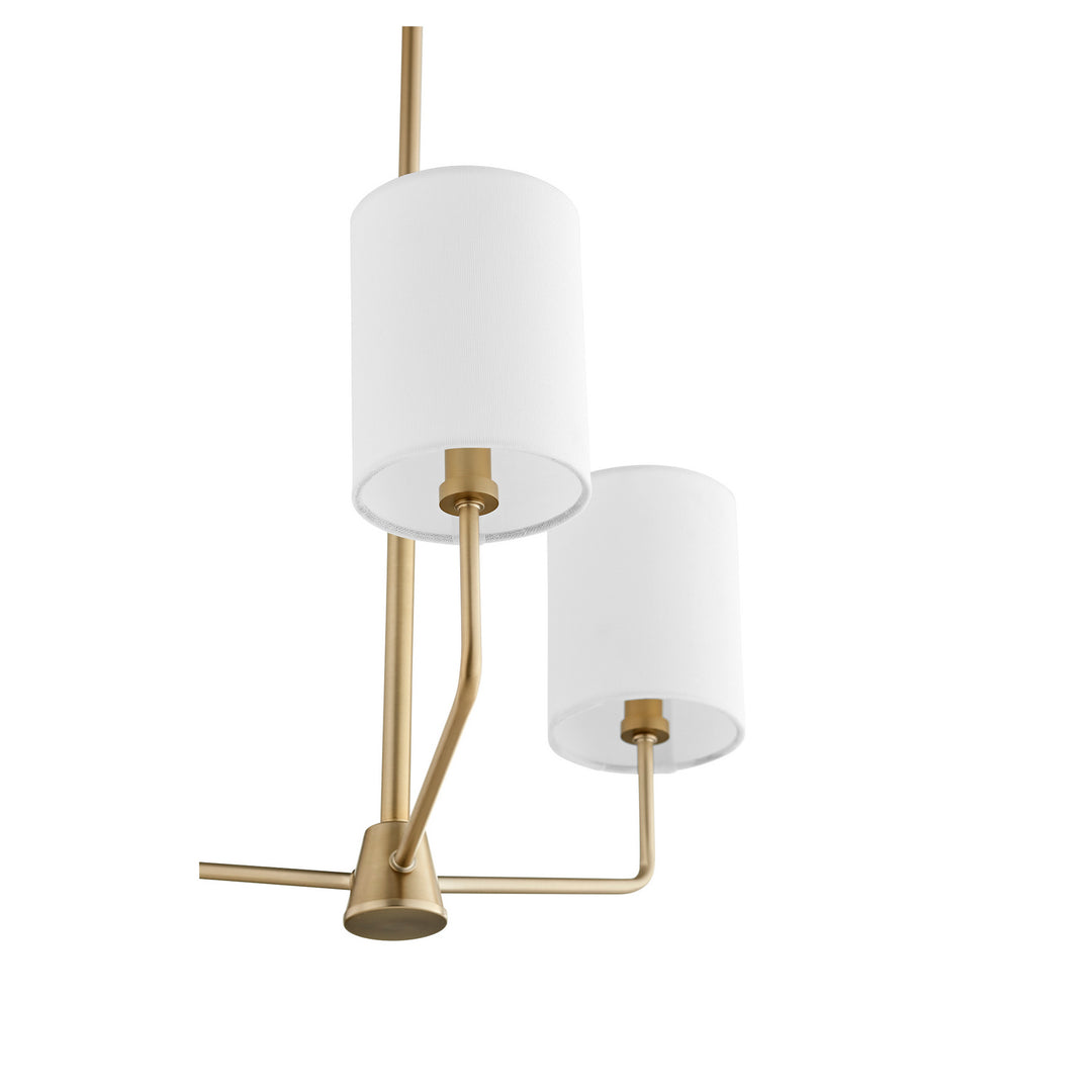 Quorum Harmony 657-3-80 Chandelier Light - Aged Brass