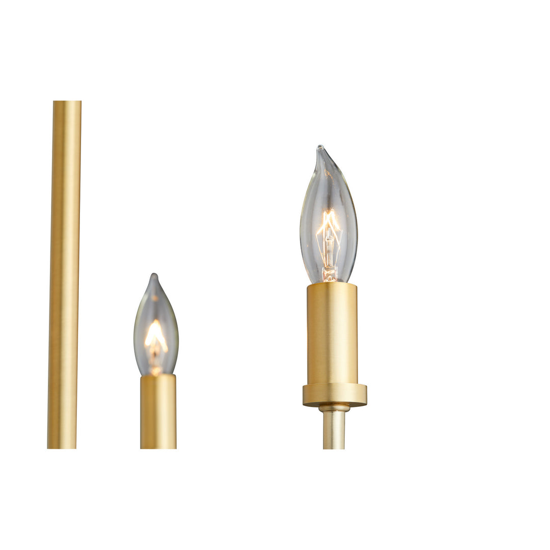Quorum Harmony 657-3-80 Chandelier Light - Aged Brass