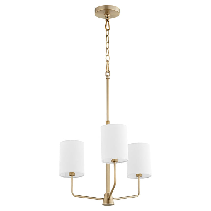 Quorum Harmony 657-3-80 Chandelier Light - Aged Brass