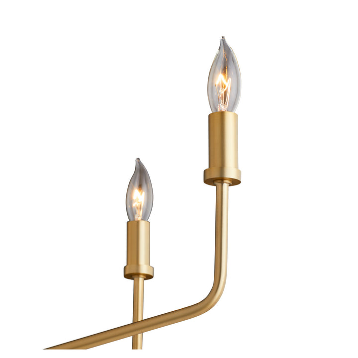 Quorum Harmony 657-5-80 Chandelier Light - Aged Brass