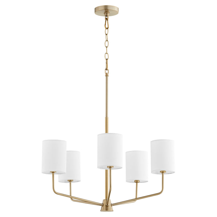 Quorum Harmony 657-5-80 Chandelier Light - Aged Brass