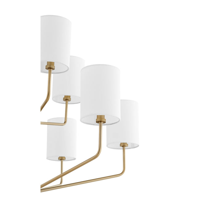 Quorum Harmony 657-9-80 Chandelier Light - Aged Brass