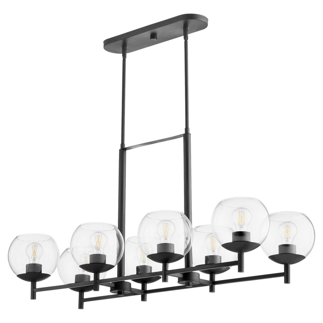 Quorum Lyon 688-8-59 Pendant Light - Matte Black