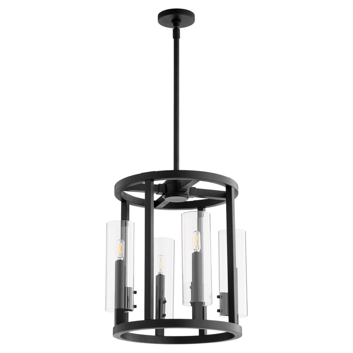 Quorum Harbin 8277-4-69 Pendant Light - Textured Black