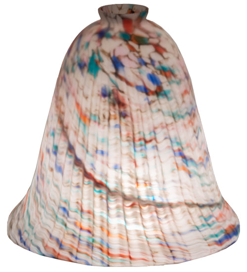Meyda Tiffany Lighting 11935 Peacock Pate-De-Verre Shade Lamp Shade Bronze / Dark