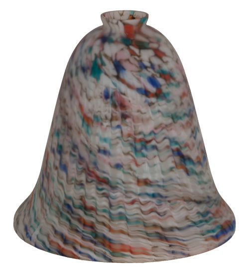 Meyda Tiffany Lighting 11935 Peacock Pate-De-Verre Shade Lamp Shade Bronze / Dark