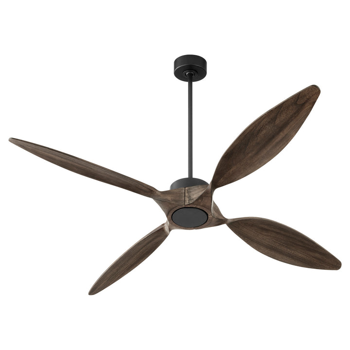 Quorum Papillon 28664-59 Ceiling Fan - Matte Black, Walnut