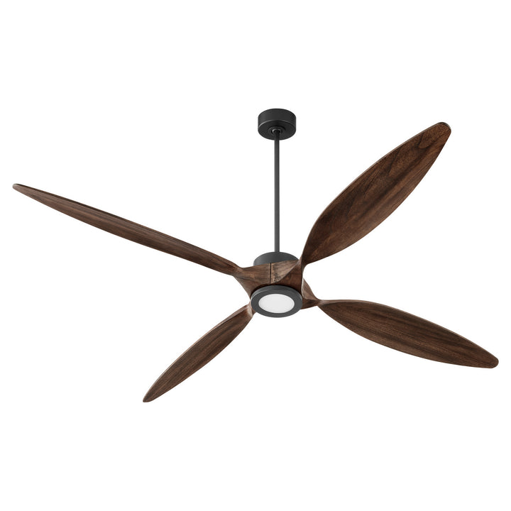 Quorum Papillon 28804-59 Ceiling Fan - Matte Black, Walnut