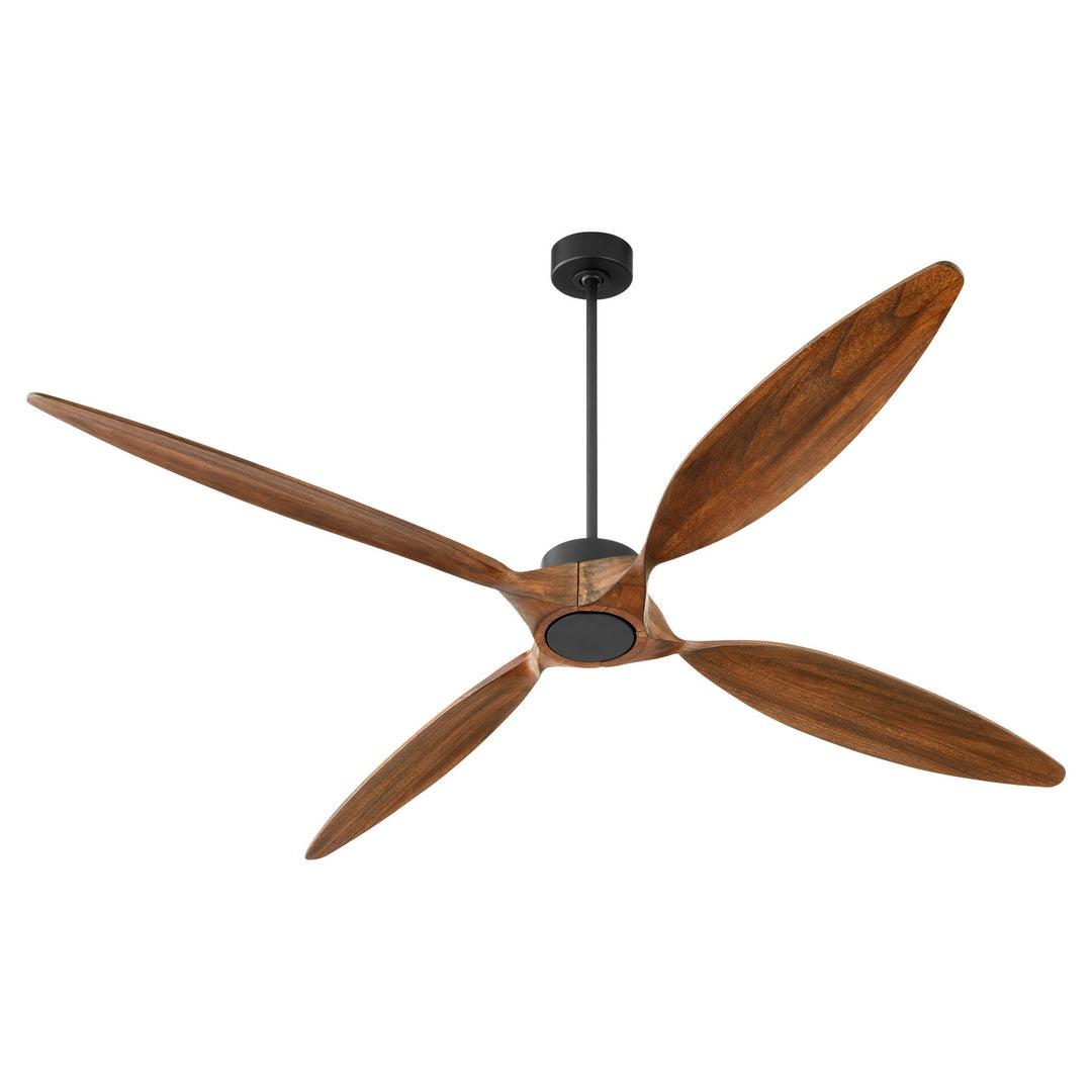 Quorum Papillon 28804-59 Ceiling Fan - Matte Black, Walnut