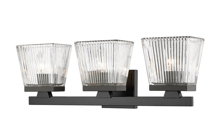 Z-Lite Astor 1936-3V-MB Bath Vanity Light 23 in. wide - Matte Black