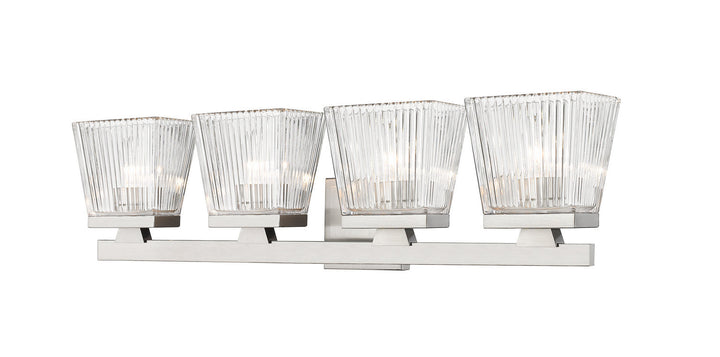 Z-Lite Astor 1936-4V-BN Bath Vanity Light 29 in. wide - Brushed Nickel