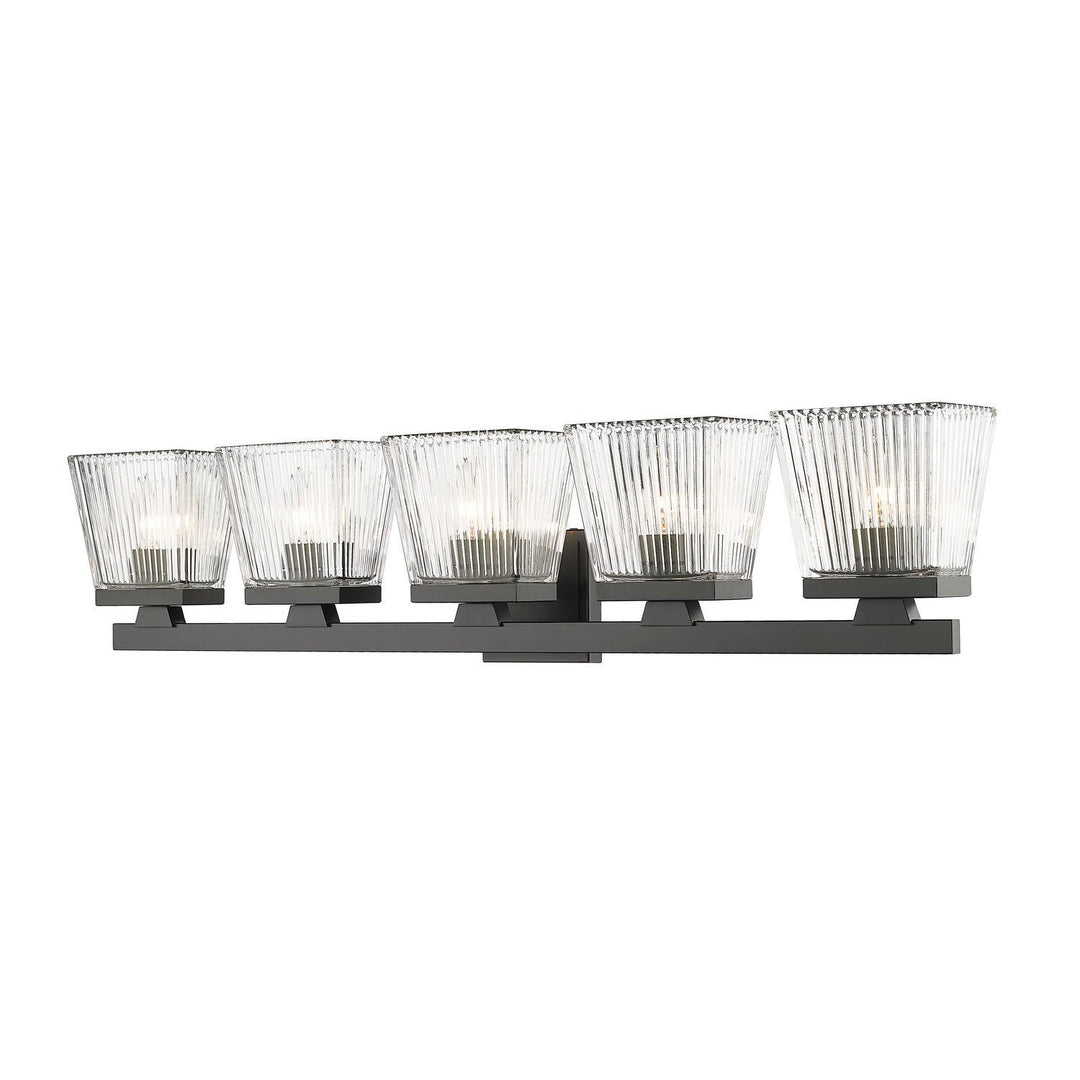 Z-Lite Astor 1936-5V-MB Bath Vanity Light 36 in. wide - Matte Black