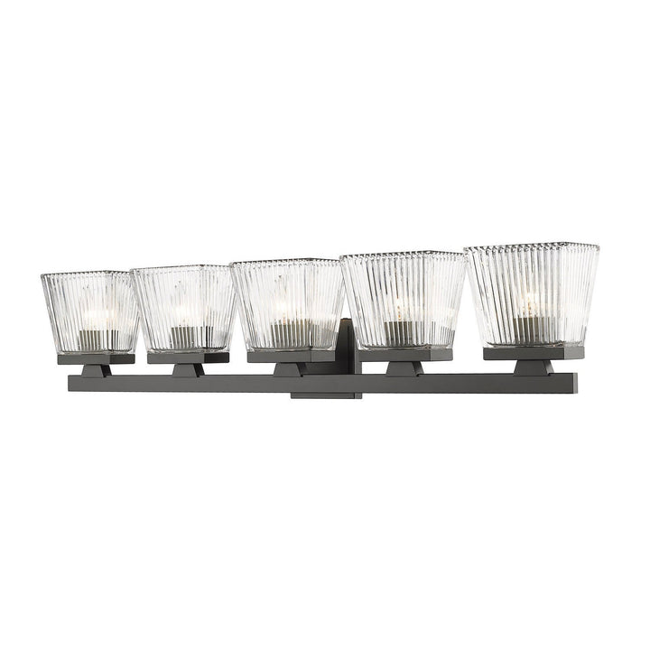 Z-Lite Astor 1936-5V-MB Bath Vanity Light 36 in. wide - Matte Black