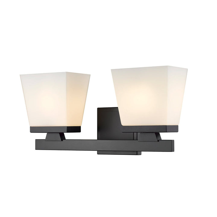 Z-Lite Astor 1937-2V-MB Bath Vanity Light 16 in. wide - Matte Black