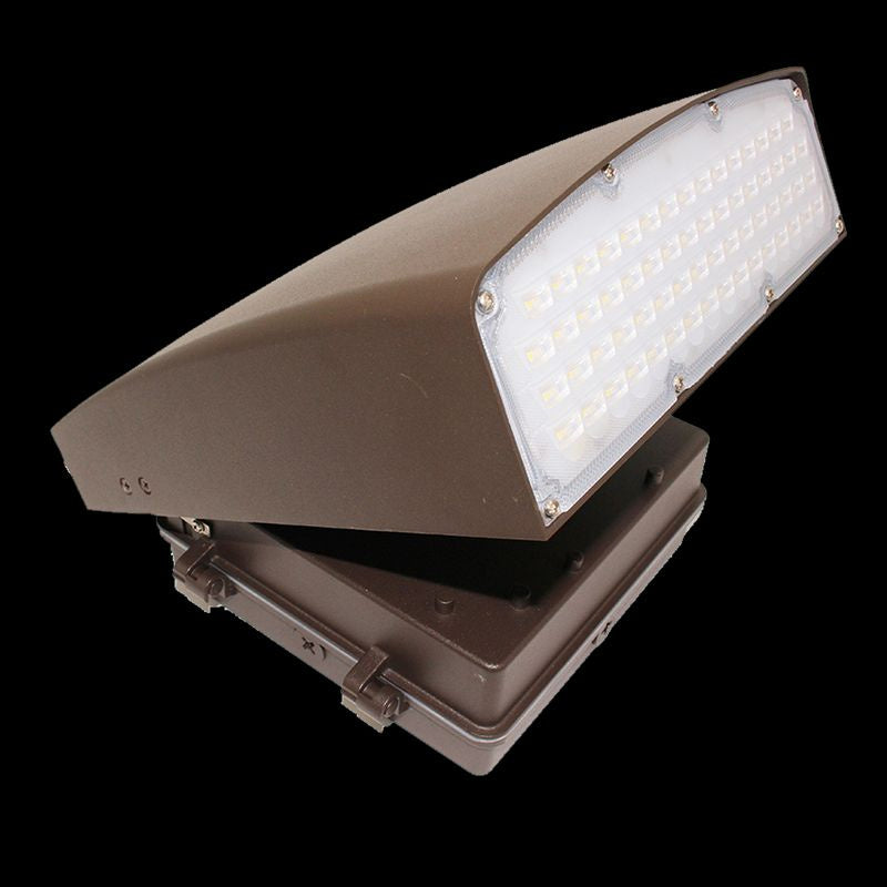 Westgate Lighting LWA-80NW  Led Adjustable Cutoff Wall Pack Outdoor Bronze / Dark