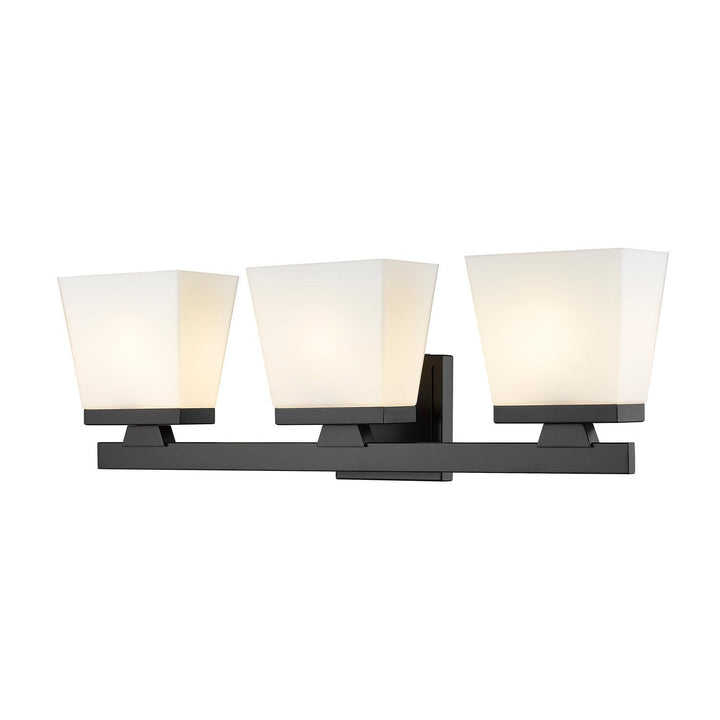 Z-Lite Astor 1937-3V-MB Bath Vanity Light 23 in. wide - Matte Black