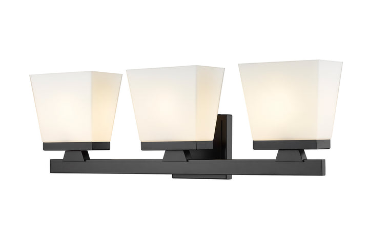 Z-Lite Astor 1937-3V-MB Bath Vanity Light 23 in. wide - Matte Black
