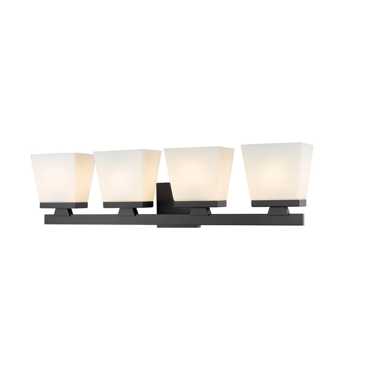 Z-Lite Astor 1937-4V-MB Bath Vanity Light 29 in. wide - Matte Black