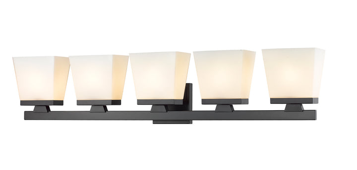 Z-Lite Astor 1937-5V-MB Bath Vanity Light 36 in. wide - Matte Black