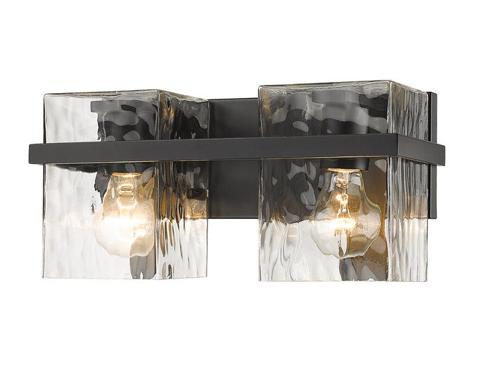 Z-Lite Bennington 1938-2V-MB Bath Vanity Light 15 in. wide - Matte Black