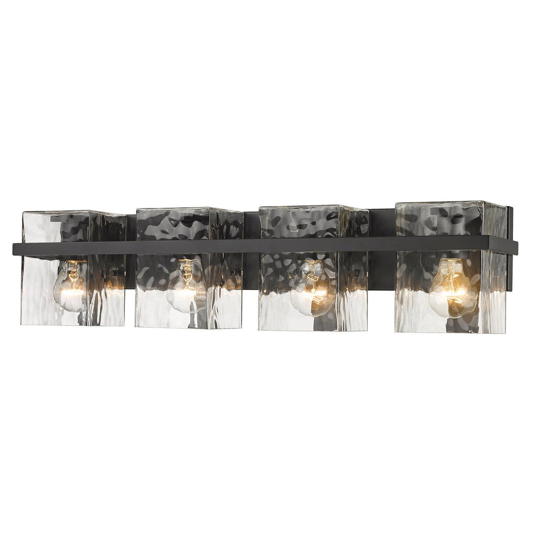 Z-Lite Bennington 1938-4V-MB Bath Vanity Light 30 in. wide - Matte Black
