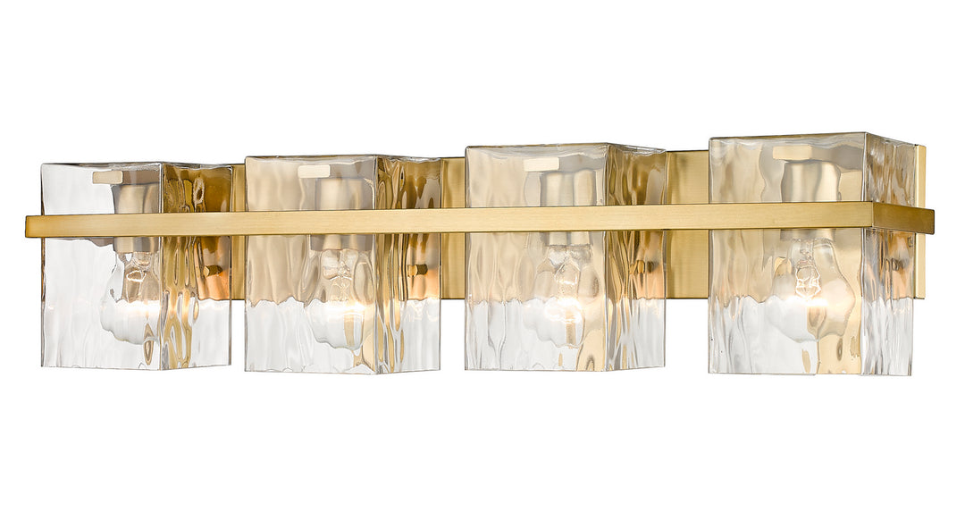 Z-Lite Bennington 1938-4V-MGLD Bath Vanity Light 30 in. wide - Modern Gold