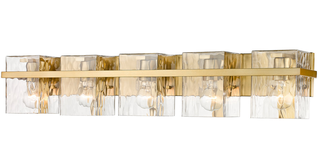 Z-Lite Bennington 1938-5V-MGLD Bath Vanity Light 37 in. wide - Modern Gold