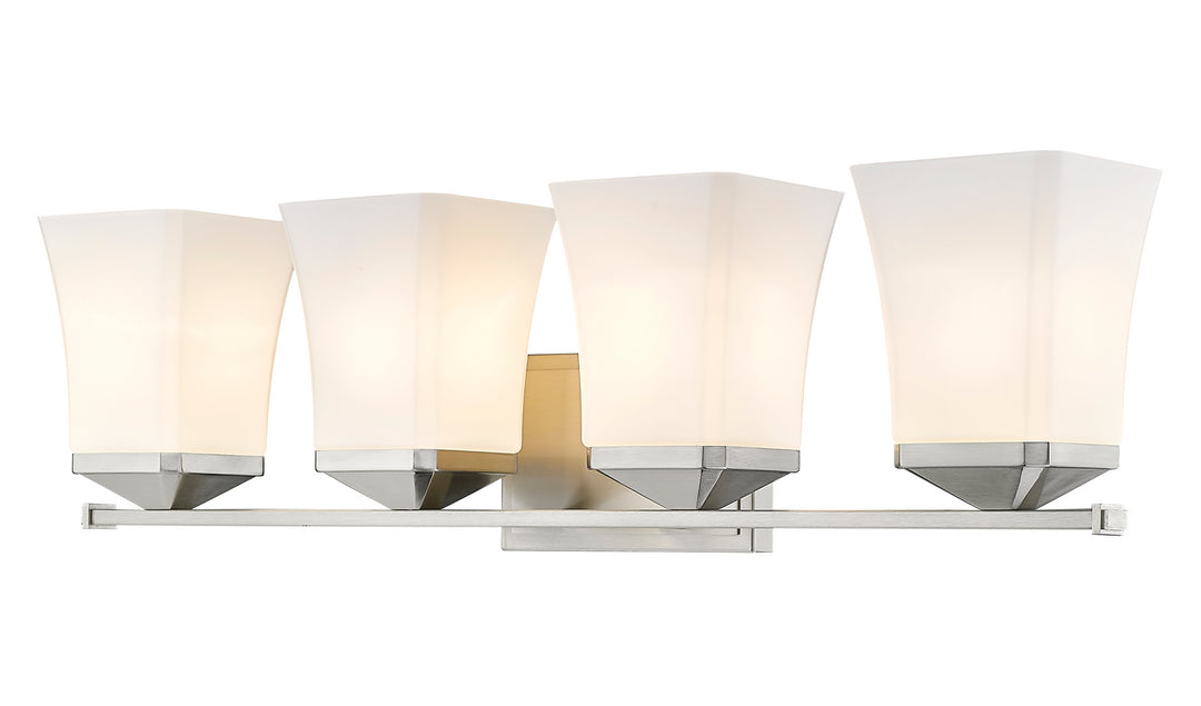 Z-Lite Darcy 1939-4V-BN Bath Vanity Light 28 in. wide - Brushed Nickel