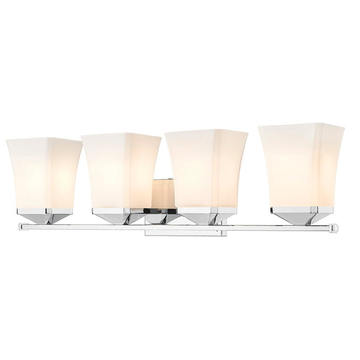 Z-Lite Darcy 1939-4V-CH Bath Vanity Light 28 in. wide - Chrome