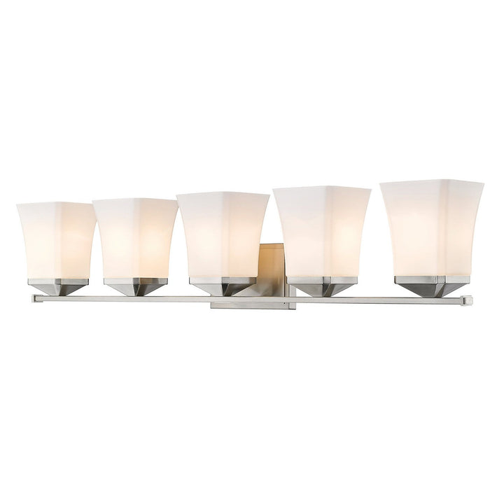 Z-Lite Darcy 1939-5V-BN Bath Vanity Light 38 in. wide - Brushed Nickel