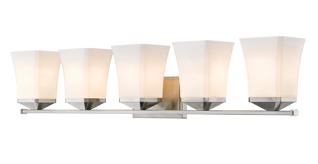 Z-Lite Darcy 1939-5V-BN Bath Vanity Light 38 in. wide - Brushed Nickel