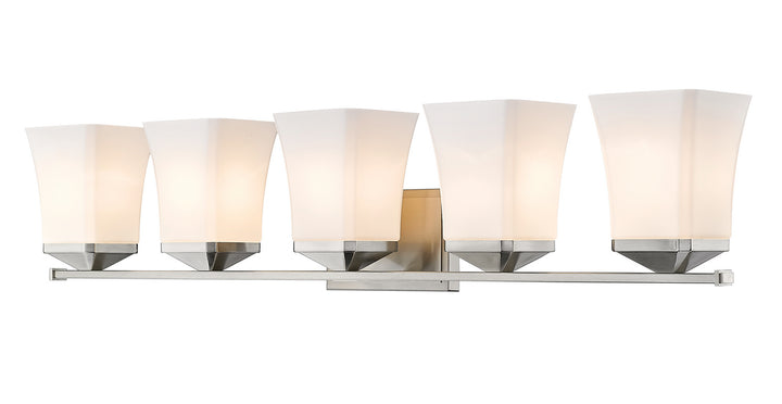 Z-Lite Darcy 1939-5V-BN Bath Vanity Light 38 in. wide - Brushed Nickel