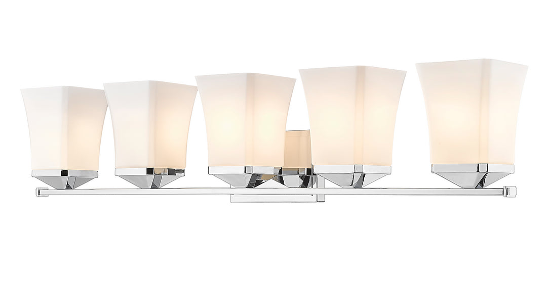 Z-Lite Darcy 1939-5V-CH Bath Vanity Light 38 in. wide - Chrome